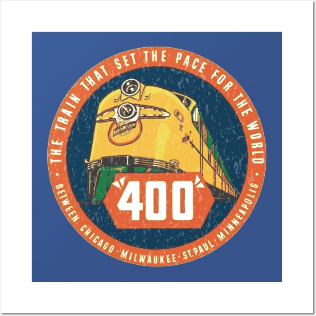 400 Train Wall Art by Midcenturydave